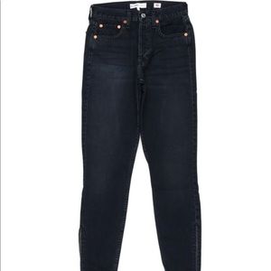 Re/Done Levi’s High Rise Ankle Zip